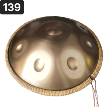 Handpan 10 notes, ré mineur, 440hz, référence 139