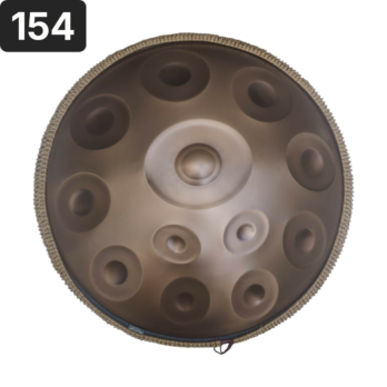 Handpan 14 notes, ré mineur, 440hz, référence 154