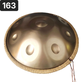 Handpan 10 notes, ré mineur, 440hz, référence 163