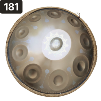 Handpan 10 notes, ré mineur, 432hz, référence 181
