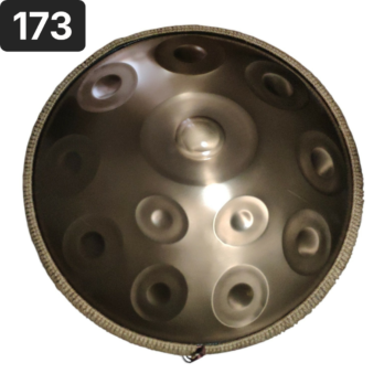 Handpan 14 notes, ré mineur, 440hz, référence 173