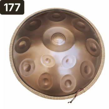 Handpan 12 notes, ré mineur, 440hz, référence 177
