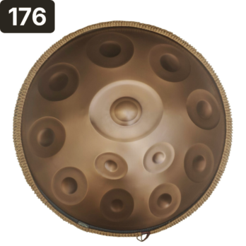 Handpan 14 notes, ré mineur, 440hz, référence 176