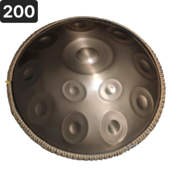 Handpan 12 notes, ré mineur kurd, 432hz, référence 200