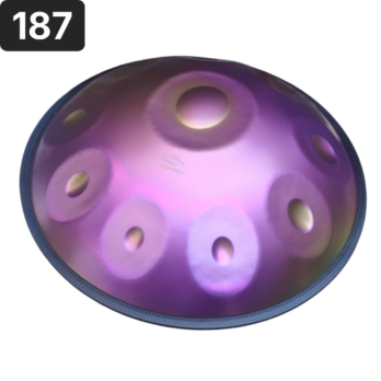 Handpan 9 notes, ré mineur, 440hz, référence 187