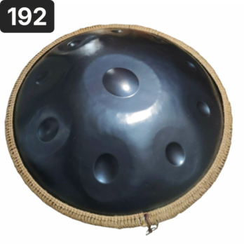 Handpan 10 notes bleu, ré mineur, 440hz, référence 192