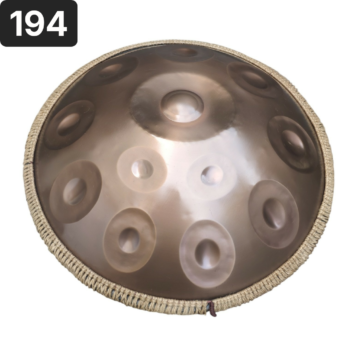Handpan 12 notes, ré mineur, 440hz, référence 194