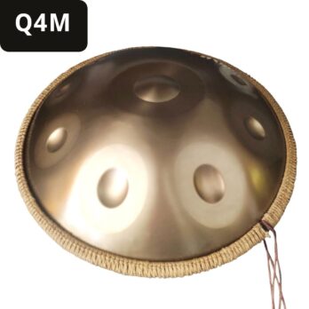 Handpan 10 notes, ré mineur kurd, 440hz, référence Q4M