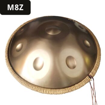Handpan 10 notes, ré mineur kurd, 440hz, référence M8Z
