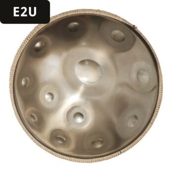 Handpan 14 notes, ré mineur kurd, 440hz, référence E2U